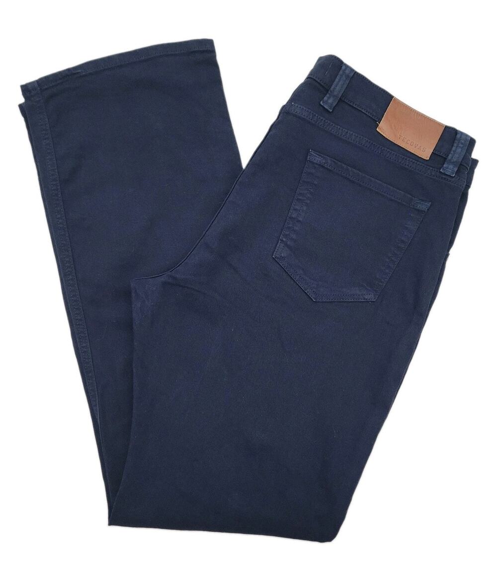 Tecovas Straight Leg Five-Pocket Comfort Jean Mens 38x34 Navy Blue Denim Western